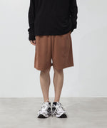 画像をギャラリービューアに読み込む, ATTACHMENT アタッチメントのCOTTON DOUBLE FACE EASY SHORTS - BROWNの公式通販サイトsession福岡セレクトショップ
