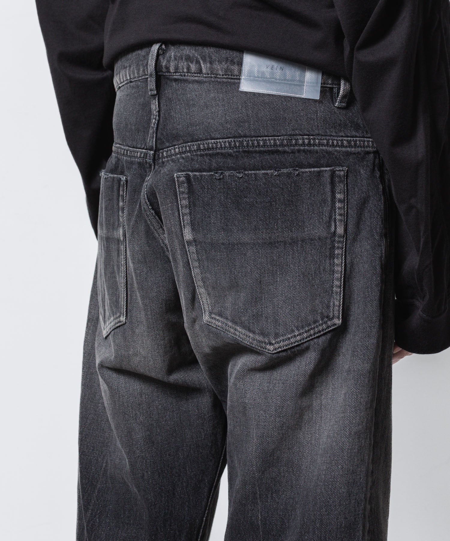 VEIN ヴェインの13OZ DENIM BOOT CUT TROUSERS - BLACKの公式通販サイトsession福岡セレクトショップ