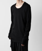 画像をギャラリービューアに読み込む, ATTACHMENT アタッチメントのSVIN CO RIB O-NECK L/S TEE - BLACK 公式通販サイトsession福岡セレクトショップ
