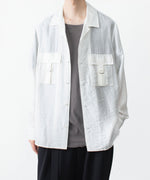 画像をギャラリービューアに読み込む, ATTACHMENT アタッチメントのLY/SI LAWN PATCH POCKET OPEN COLLAR L/S SHIRT - WHITEの公式通販サイトsession福岡セレクトショップ
