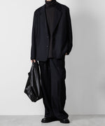 画像をギャラリービューアに読み込む, ATTACHMENT アタッチメントのWASHABLE WO/PE STRETCH SAXONY OVERSIZED LIGHT JACKET - NAVY 公式通販サイトsession福岡セレクトショップ
