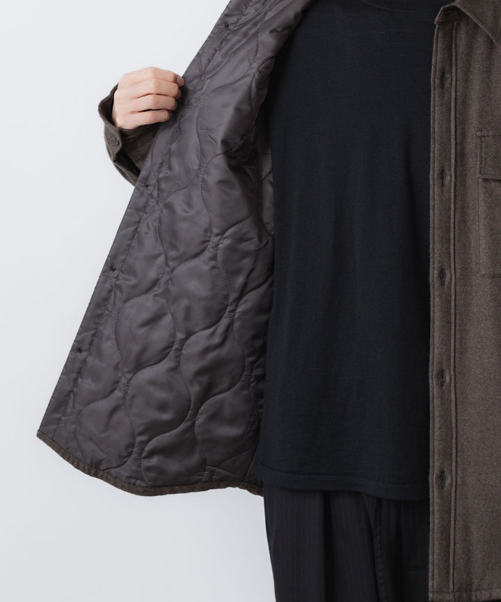 ATTACHMENT アタッチメントのRY/CO/SI FLANNEL PADDING L/S SHIRT - D.GRAYの公式通販サイトsession福岡セレクトショップ