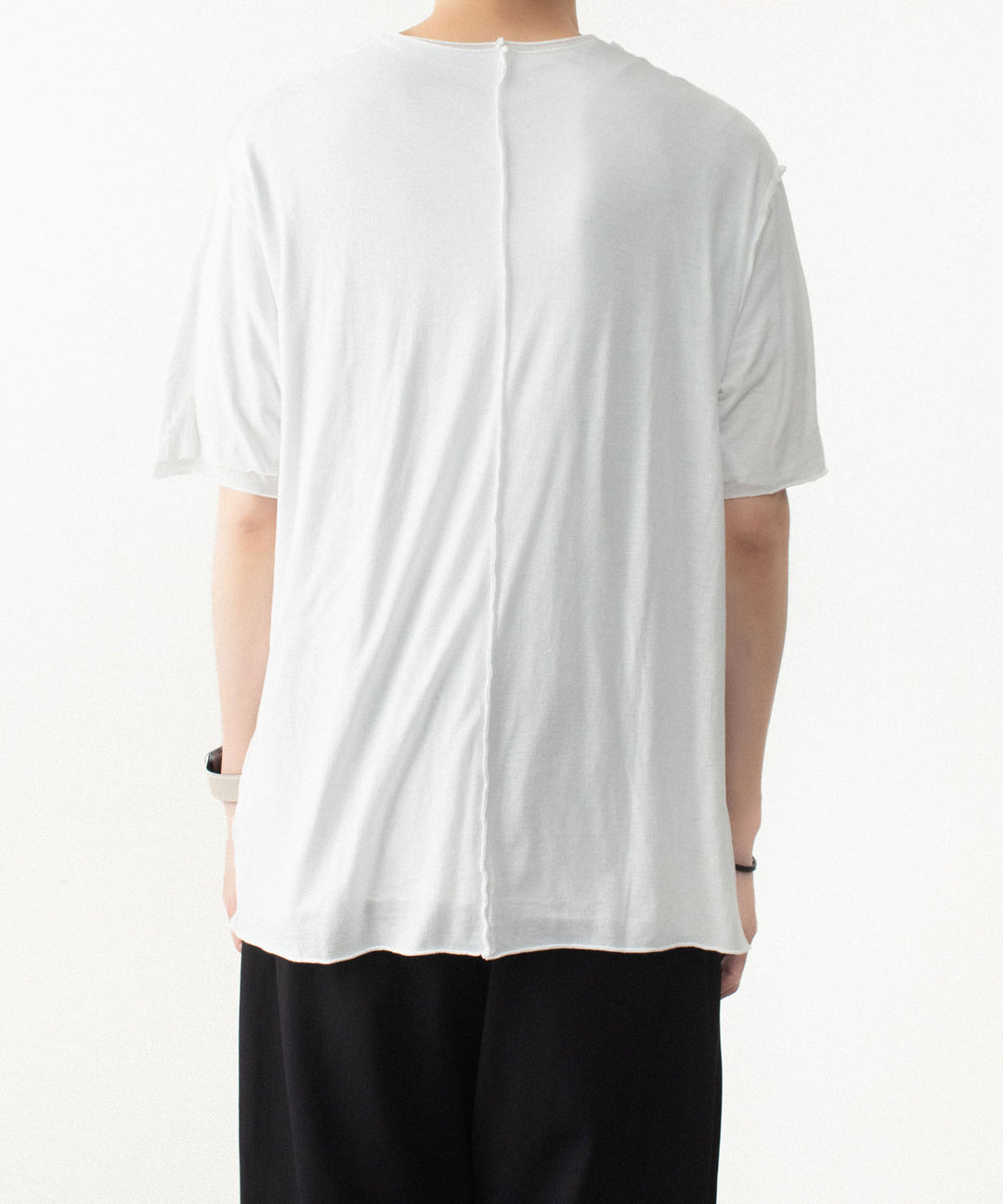 ATTACHMENT アタッチメントのCO/CU JERSEY SLIM FIT LAYERED S/S TEE - WHITEの公式通販サイトsession福岡セレクトショップ
