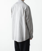 画像をギャラリービューアに読み込む, ATTACHMENT アタッチメントのCO/TEN JACQUARD LAWN PATCH POCKET L/S SHIRT - S.GRAYの公式通販サイトsession福岡セレクトショップ
