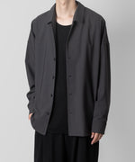 画像をギャラリービューアに読み込む, ATTACHMENT アタッチメントのPE/RY STRETCH TROPICAL OVERSIZED OPENCOLLAR L/S SHIRT - D.GRAY 公式通販サイトsession福岡セレクトショップ
