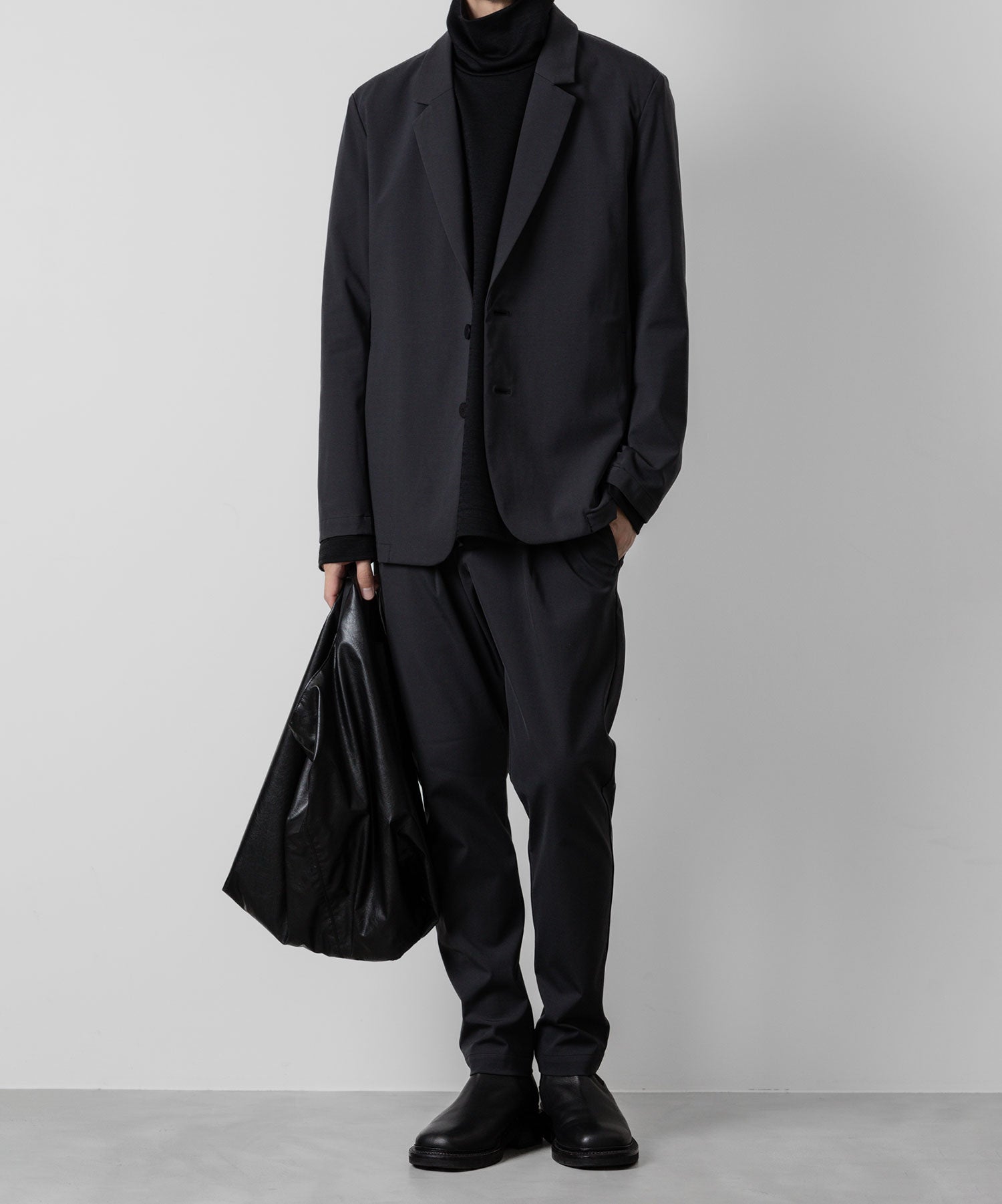 ATTACHMENT アタッチメントのNY/CO STRETCH JERSEY REGULAR FIT EASY TROUSERS - D.GRAY 公式通販サイトsession福岡セレクトショップ