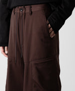 画像をギャラリービューアに読み込む, ATTACHMENT アタッチメントのNY/CO TWILL WIDE CARGO TROUSERS - BORDEAUX 公式通販サイトsession福岡セレクトショップ
