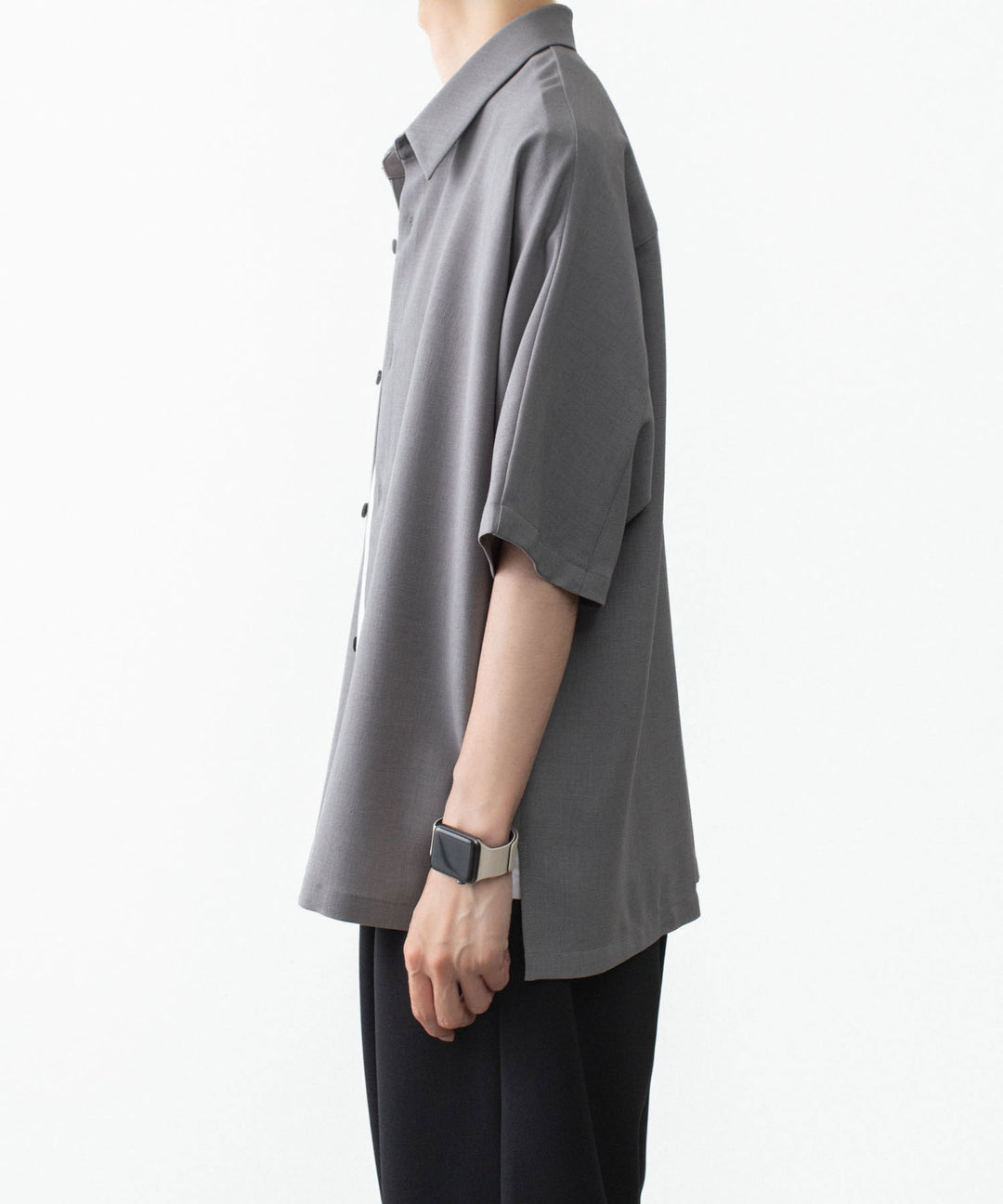 ATTACHMENT / EXCLUSIVE ITEMアタッチメントのPE LIGHT TROPICAL DOLMAN SLEEVE REGULAR COLLAR SHIRT S/S - L.GRAYの公式通販サイトsession福岡セレクトショップ