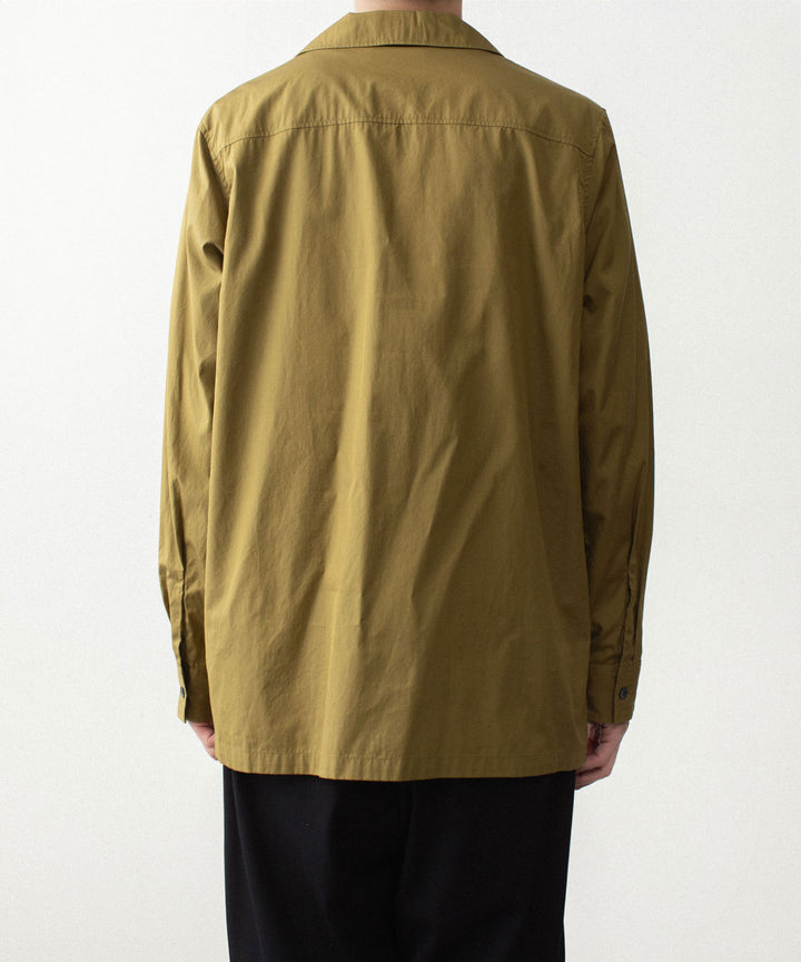 ATTACHMENT アタッチメントの140/2 GIZA BROAD PIERCED L/S SHIRT - D.YELLOWの公式通販サイトsession福岡セレクトショップ