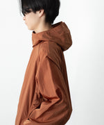 画像をギャラリービューアに読み込む, ATTACHMENT アタッチメントのNY TAFFETA HOODED TRACK JKT - BROWNの公式通販サイトsession福岡セレクトショップ
