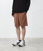 画像をギャラリービューアに読み込む, ATTACHMENT アタッチメントのCOTTON DOUBLE FACE EASY SHORTS - BROWNの公式通販サイトsession福岡セレクトショップ
