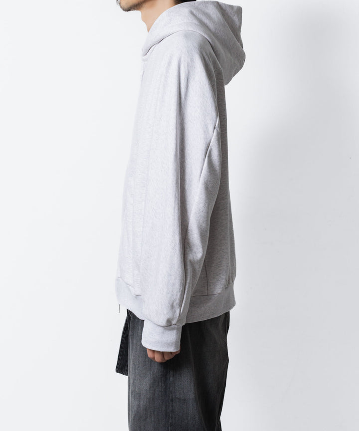 ATTACHMENT アタッチメントのCO STRECH TERRY ZIP UP HOODIE - X.GRAYの公式通販サイトsession福岡セレクトショップ
