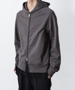 画像をギャラリービューアに読み込む, ATTACHMENT / EXCLUSIVE ITEMアタッチメントのCO STRECH TERRY ZIP UP HOODIE - D.GRAYの公式通販サイトsession福岡セレクトショップ
