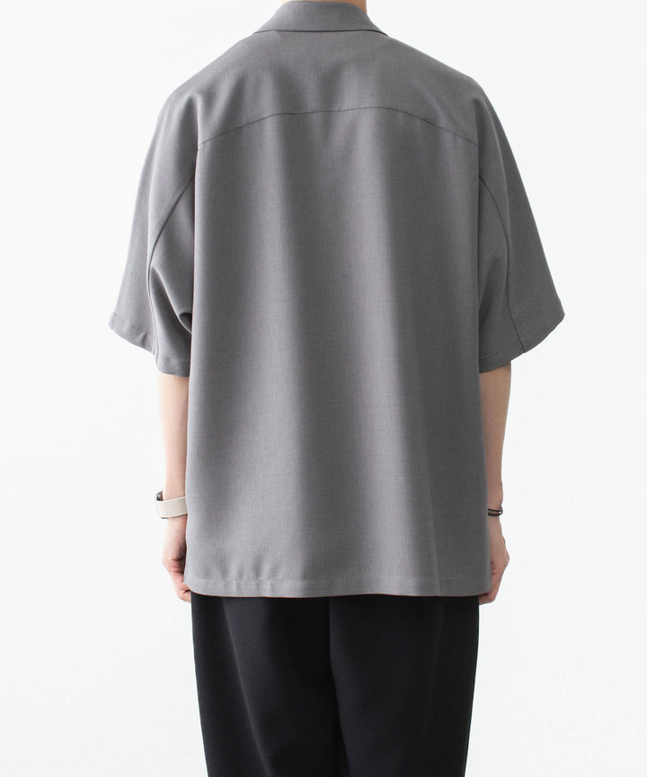 ATTACHMENT / EXCLUSIVE ITEMアタッチメントのPE LIGHT TROPICAL DOLMAN SLEEVE REGULAR COLLAR SHIRT S/S - L.GRAYの公式通販サイトsession福岡セレクトショップ