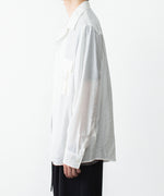 画像をギャラリービューアに読み込む, ATTACHMENT アタッチメントのLY/SI LAWN PATCH POCKET OPEN COLLAR L/S SHIRT - WHITEの公式通販サイトsession福岡セレクトショップ

