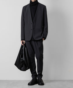 ATTACHMENT アタッチメントのNY/CO STRETCH JERSEY REGULAR FIT EASY TROUSERS - D.GRAY 公式通販サイトsession福岡セレクトショップ