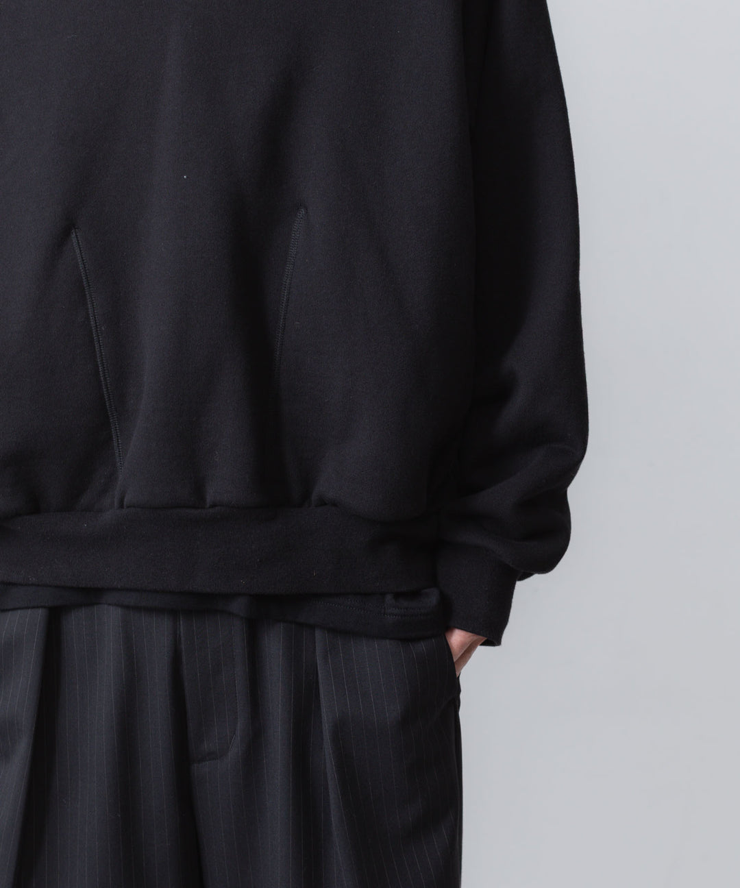 VEIN ヴェインのJUMBERCA TERRY SLIT HOODIE - BLACKの公式通販サイトsession福岡セレクトショップ