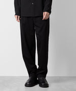 画像をギャラリービューアに読み込む, ATTACHMENT アタッチメントのCOTTON DOUBLE FACE LOUNGE TROUSERS - BLACK  公式通販サイトsession福岡セレクトショップ
