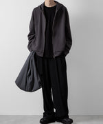 画像をギャラリービューアに読み込む, ATTACHMENT アタッチメントのCO/PE DOUBLE KNIT ZIP UP HOODIE - D.GRAY 公式通販サイトsession福岡セレクトショップ
