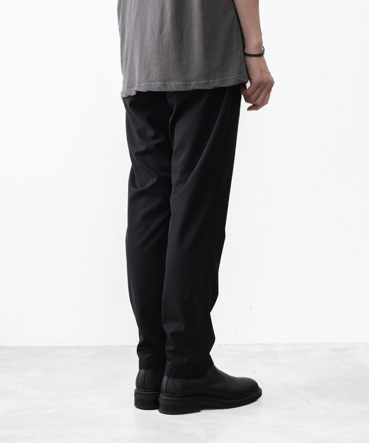 ATTACHMENT アタッチメントのWO/TA STRETCH TRO REGULAR FIT EASY TROUSERS - BLACKの公式通販サイトsession福岡セレクトショップ