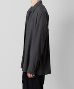 画像をギャラリービューアに読み込む, ATTACHMENT アタッチメントのPE/RY STRETCH TROPICAL OVERSIZED OPENCOLLAR L/S SHIRT - D.GRAY 公式通販サイトsession福岡セレクトショップ
