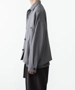 画像をギャラリービューアに読み込む, ATTACHMENT / EXCLUSIVE ITEMアタッチメントのPE LIGHT TROPICAL OVERSIZED SHIRT BLOUSON - L.GRAYの公式通販サイトsession福岡セレクトショップ
