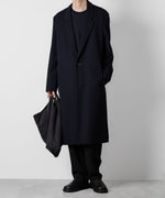 画像をギャラリービューアに読み込む, ATTACHMENT アタッチメントの2/48 WO KERSEY OVERSIZED CHESTER COAT - NAVY 公式通販サイトsession福岡セレクトショップ
