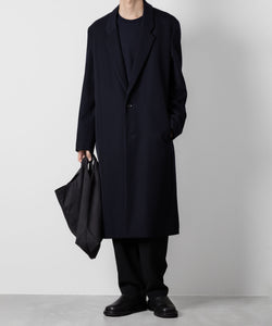 ATTACHMENT アタッチメントの2/48 WO KERSEY OVERSIZED CHESTER COAT - NAVY 公式通販サイトsession福岡セレクトショップ