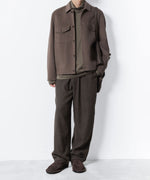 画像をギャラリービューアに読み込む, ATTACHMENT アタッチメントのRY/CO/SI FLANNEL 1TUCK EASY TROUSERS - D.GRAYの公式通販サイトsession福岡セレクトショップ
