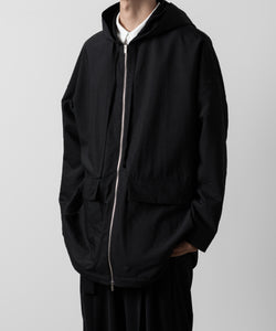 ATTACHMENT アタッチメントのWO/NY VOILE ZIP UP HOODED JACKET - BLACKの公式通販サイトsession福岡セレクトショップ