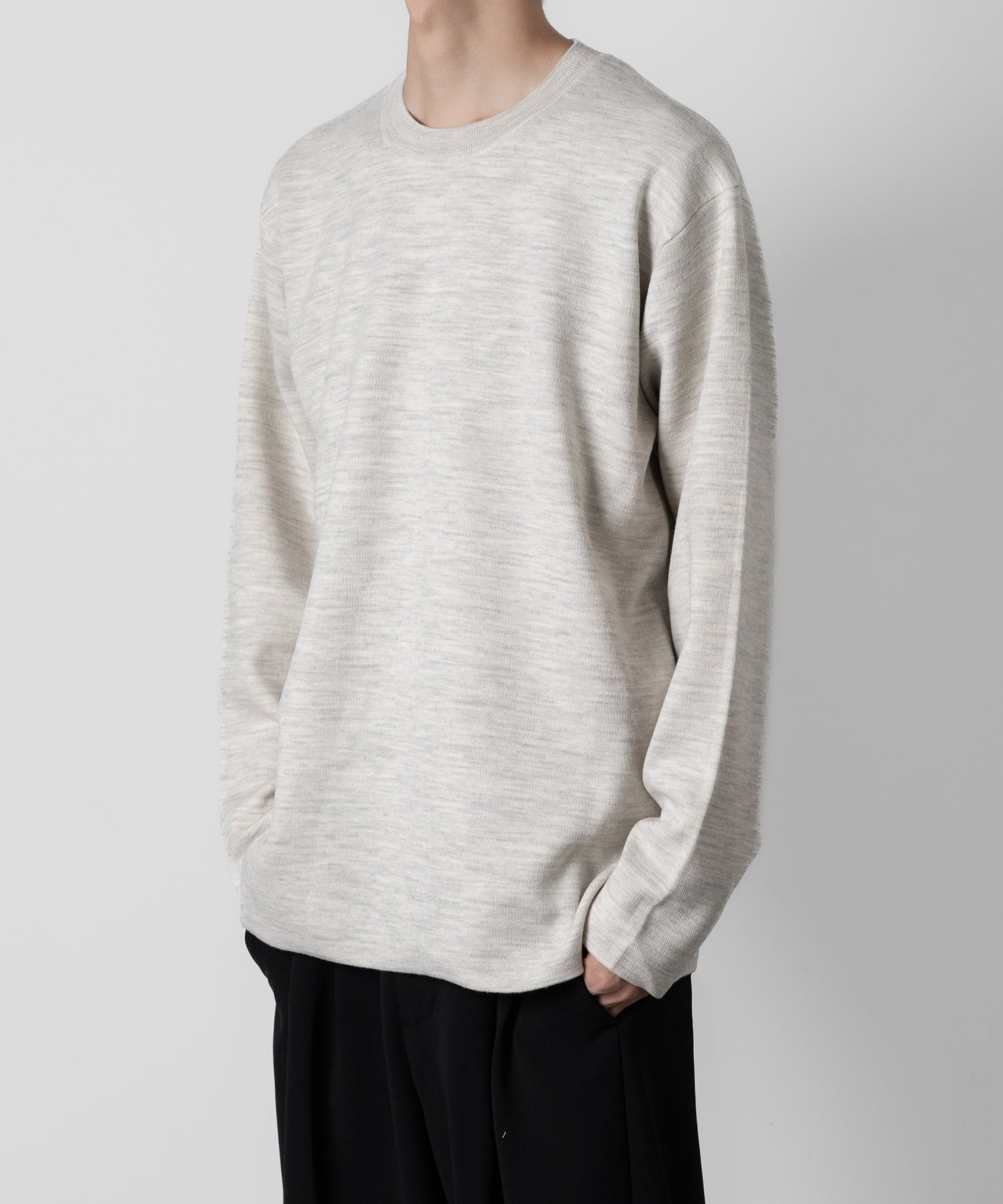 ATTACHMENT アタッチメントのWOxPE DOUBLE FACE KNIT CREWNECK PULLOVER L/S - OFF WHITE 公式通販サイトsession福岡セレクトショップ