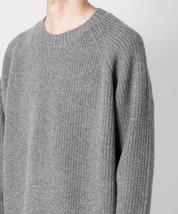 ATTACHMENT アタッチメントのBRITISH WO KNIT CREWNECK  PULLOVER - X.GRAY 公式通販サイトsession福岡セレクトショップ