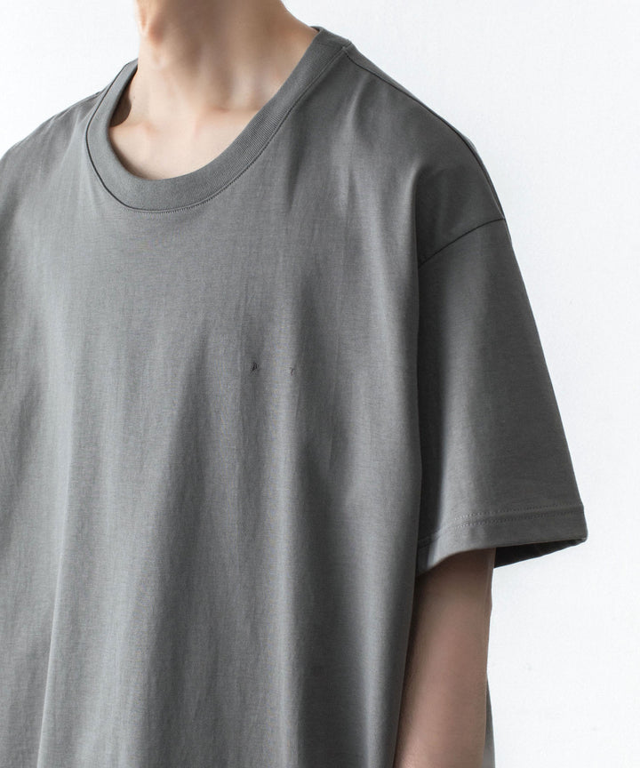 ATTACHMENT アタッチメントの30//2 SUVIN JERSEY EMBROIDERY TEE - GRAYの公式通販サイトsession福岡セレクトショップ