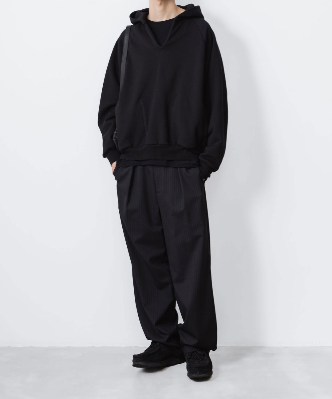 VEIN ヴェインのJUMBERCA TERRY SLIT HOODIE - BLACKの公式通販サイトsession福岡セレクトショップ