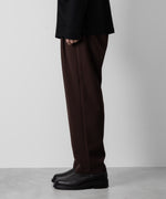 画像をギャラリービューアに読み込む, ATTACHMENT アタッチメントのPE STRETCH DOUBLE CLOTH BELTED TAPERED FIT TROUSERS - BROWN 公式通販サイトsession福岡セレクトショップ
