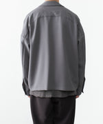 画像をギャラリービューアに読み込む, ATTACHMENT / EXCLUSIVE ITEMアタッチメントのPE LIGHT TROPICAL OVERSIZED SHIRT BLOUSON - L.GRAYの公式通販サイトsession福岡セレクトショップ
