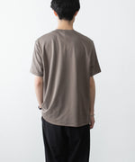 画像をギャラリービューアに読み込む, ATTACHMENT アタッチメントのCOTTON DOUBLE FACE SLIM FIT S/S TEE - KHAKI GRAYの公式通販サイトsession福岡セレクトショップ
