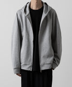 画像をギャラリービューアに読み込む, ATTACHMENT アタッチメントのCO/PE DOUBLE KNIT ZIP UP HOODIE - X.GRAY 公式通販サイトsession福岡セレクトショップ
