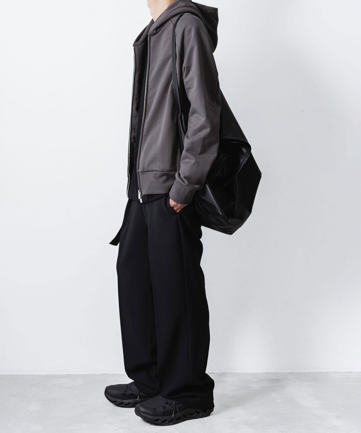 ATTACHMENT / EXCLUSIVE ITEMアタッチメントのCO STRECH TERRY ZIP UP HOODIE - D.GRAYの公式通販サイトsession福岡セレクトショップ