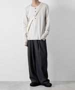 画像をギャラリービューアに読み込む, ATTACHMENT アタッチメントのSVIN CO RIB HENLEY NECK L/S TEE - OFF WHITE 公式通販サイトsession福岡セレクトショップ
