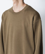 画像をギャラリービューアに読み込む, ATTACHMENT アタッチメントのWOxPE DOUBLE FACE KNIT CREW NECK PULLOVER - KHAKIの公式通販サイトsession福岡セレクトショップ

