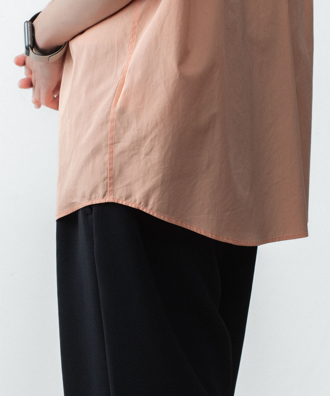 ATTACHMENT アタッチメントの140/2 GIZA BROAD S/S SHIRT - BLACKの公式通販サイトsession福岡セレクトショップ