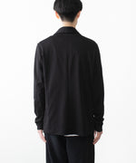 画像をギャラリービューアに読み込む, ATTACHMENT / EXCLUSIVE ITEMアタッチメントのCOTTON DOUBLE FACE STOLE CARDIGAN - BLACKの公式通販サイトsession福岡セレクトショップ
