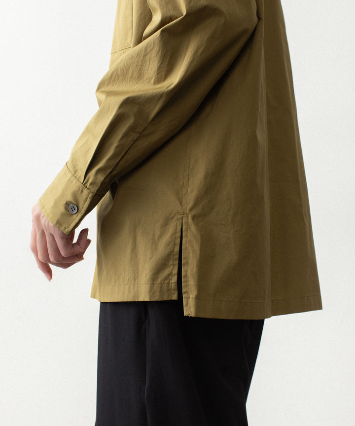 ATTACHMENT アタッチメントの140/2 GIZA BROAD PIERCED L/S SHIRT - D.YELLOWの公式通販サイトsession福岡セレクトショップ