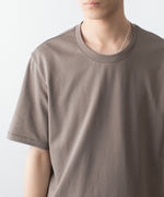画像をギャラリービューアに読み込む, ATTACHMENT アタッチメントのCOTTON DOUBLE FACE SLIM FIT S/S TEE - KHAKI GRAYの公式通販サイトsession福岡セレクトショップ
