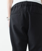 画像をギャラリービューアに読み込む, ATTACHMENT アタッチメントのPE STRETCH DOUBLE CLOTH REGULAR FIT EASY TROUSERS - BLACKの公式通販サイトsession福岡セレクトショップ

