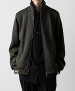 画像をギャラリービューアに読み込む, ato(アトウ)のSTAND COLLAR ZIP CARDIGAN  - KHAKI公式通販サイトsession福岡セレクトショップ
