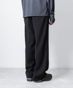 画像をギャラリービューアに読み込む, VEIN ヴェインのPE KERSEY 1TUCK TROUSERS - BLACKの公式通販サイトsession福岡セレクトショップ

