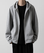 画像をギャラリービューアに読み込む, ATTACHMENT アタッチメントのCO/PE DOUBLE KNIT ZIP UP HOODIE - X.GRAY 公式通販サイトsession福岡セレクトショップ
