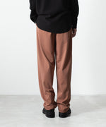 画像をギャラリービューアに読み込む, ATTACHMENT アタッチメントのCOTTON DOUBLE FACE LOUNGE TROUSERS - BROWNの公式通販サイトsession福岡セレクトショップ
